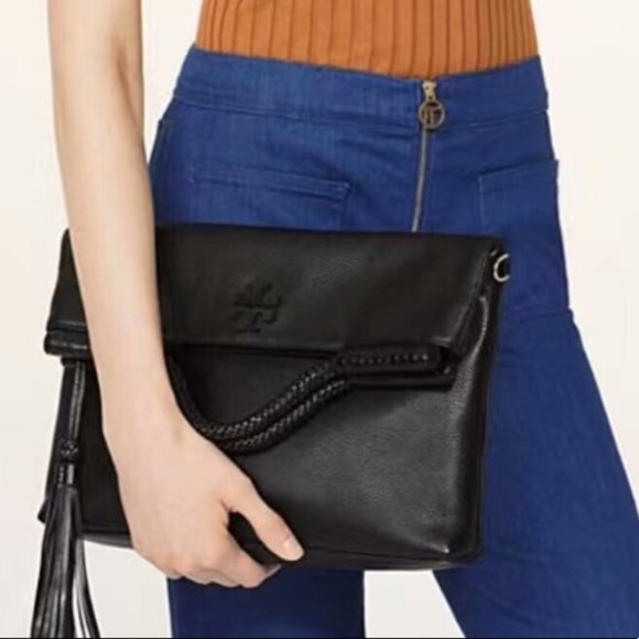 Tory Burch Taylor Convertible Fold-Over Crossbody Bag - Picture 5 of 7